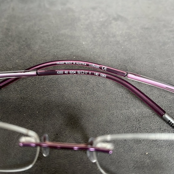 Silhouette ladies frame never owned pink w clear wrap 4393 40 6204 52/17/140 - Picture 5 of 5